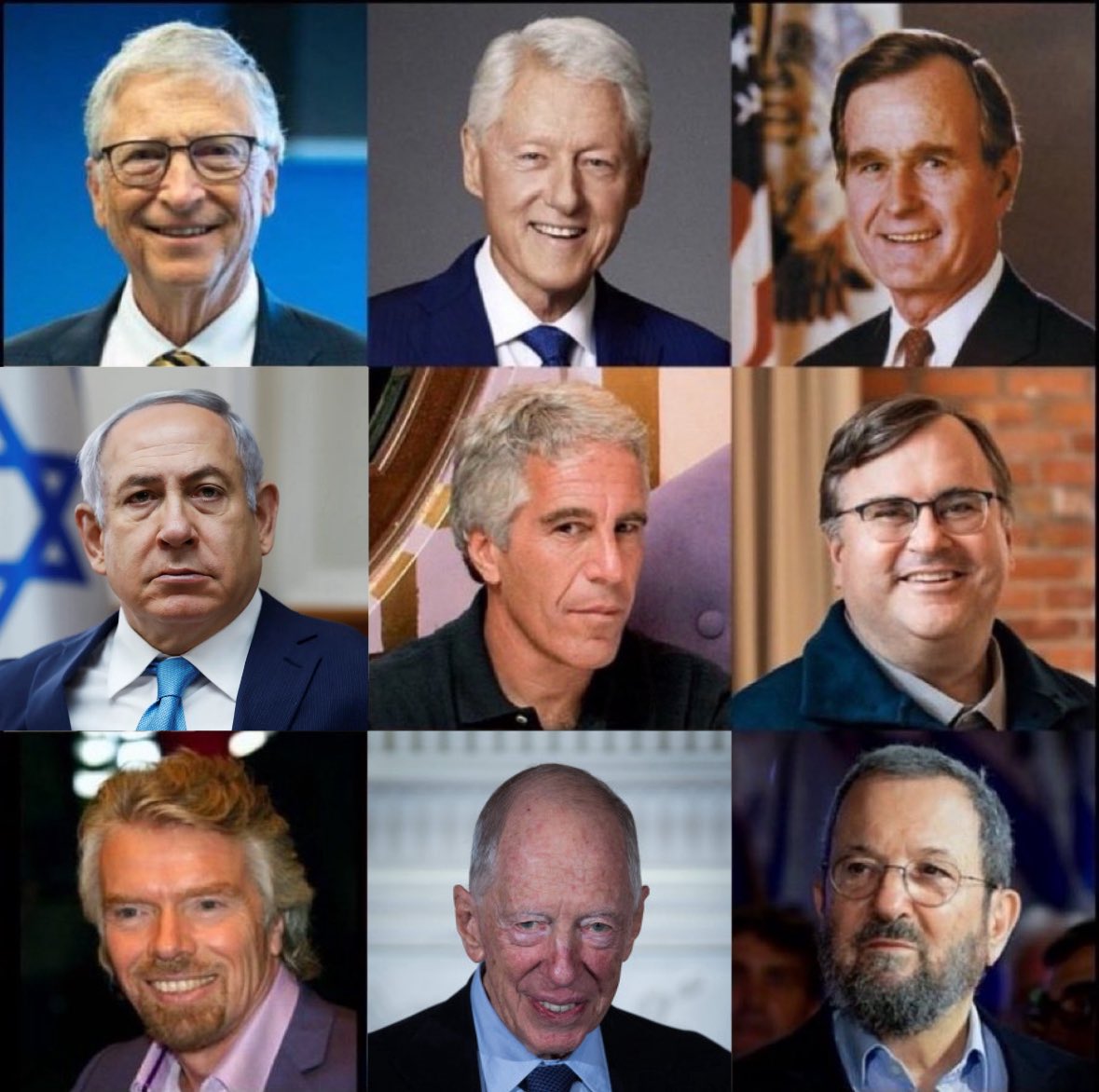 These 9 men have turned this world into Hell.

May Allah destroy every single one of them.