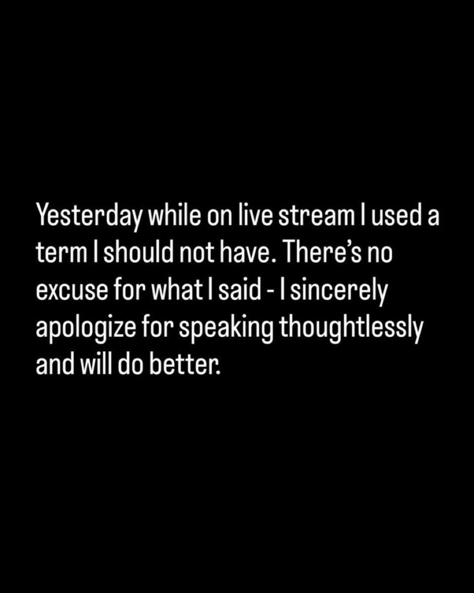 jasrifootball's tweet photo. 𝗧𝗥𝗘𝗡𝗗𝗜𝗡𝗚: Panthers WR Tet McMillan has issued a statement apologizing after he used a racial slur on a stream. 

“Yesterday while on live stream I used a term I should not have. There's no excuse for what | said - I sincerely apologize for speaking thoughtlessly and will do better.”