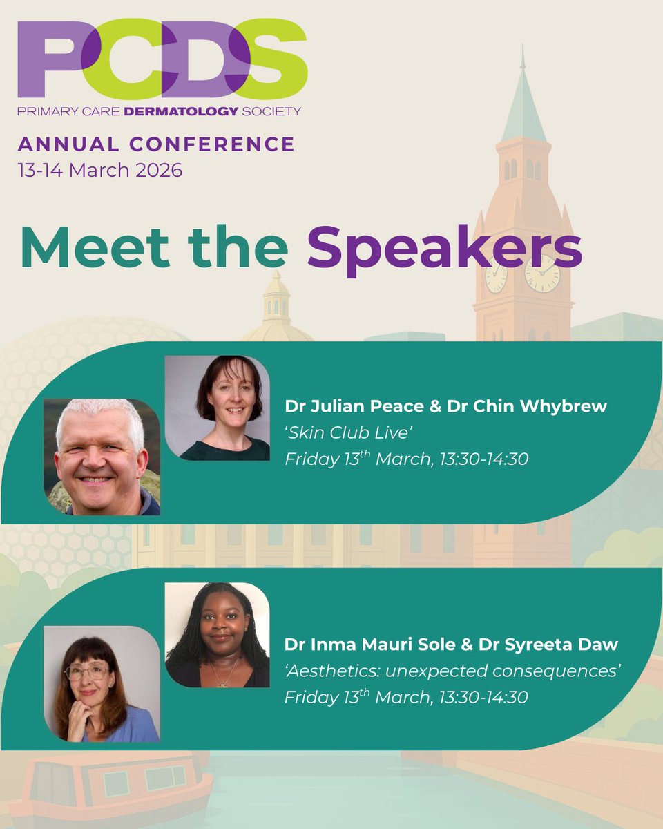 Primary Care Dermatology Society (PCDS) tweet media