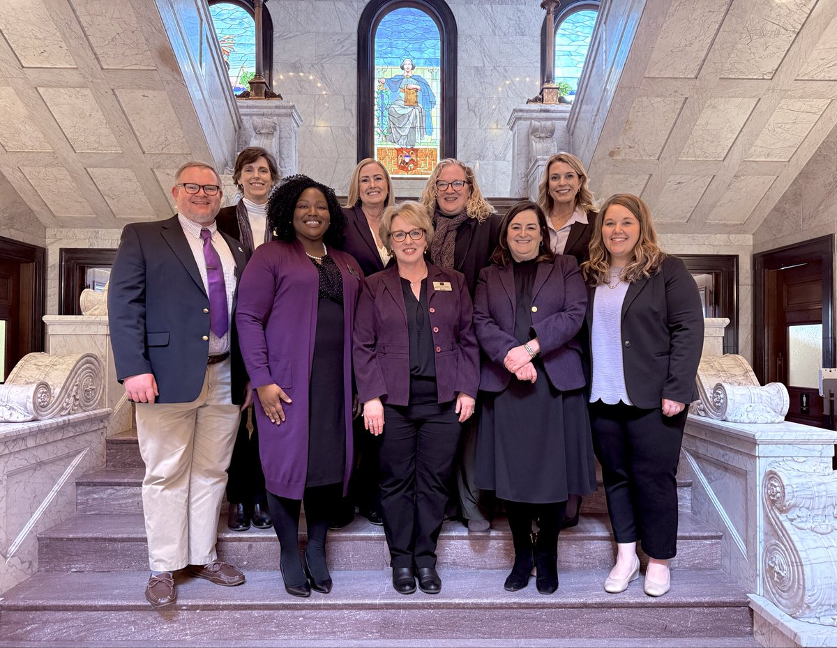 TheMINDCenter's tweet photo. The MIND Center team had an incredible time participating in Alzheimer’s Advocacy Day at the Mississippi State Capitol! 

We were proud to stand alongside others committed to raising awareness, advocacy, and hope for Mississippi families affected by Alzheimer’s and dementia. 💜 https://t.co/oMvJdkcgZ6