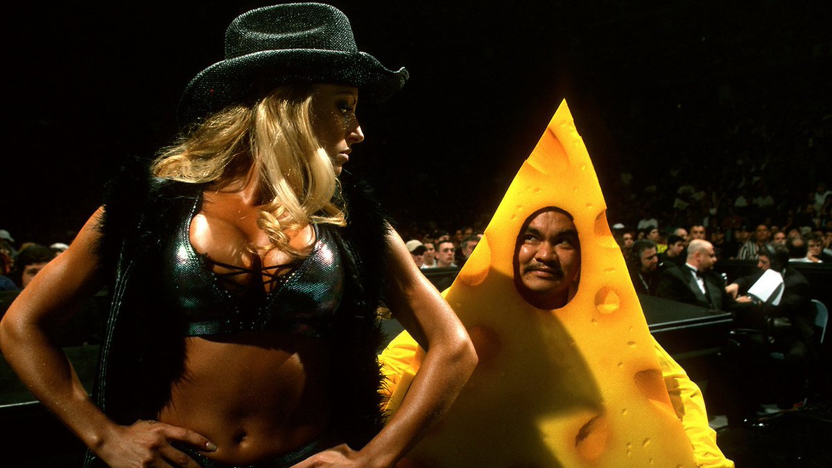 rvdweed's tweet photo. Trish Stratus &amp; Chester McCheeserton (2000) https://t.co/Uz1gGA0wrC