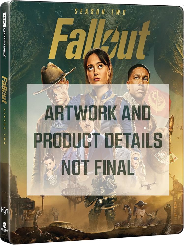 #Fallout: Complete Second Season -  4K UHD Blu-Ray Steelbook is now available for preorder on Amazon.

Standard 4k/Blu-Ray is also expected to be available for pre-order soon.p