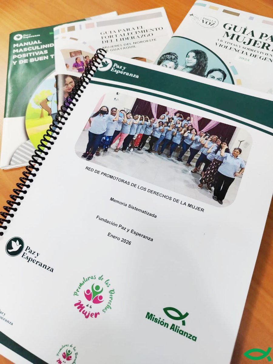 AlianzaMision's tweet photo. ✅ Promovemos el cambio desde el territorio.
Entregamos la Memoria de Sistematización de la Red de Promotoras de los Derechos de la Mujer, fortaleciendo a más de 100 lideresas junto a nuestros aliados.

#DerechosDeLaMujer #ArticulaciónSocial https://t.co/yL6OcjprS1