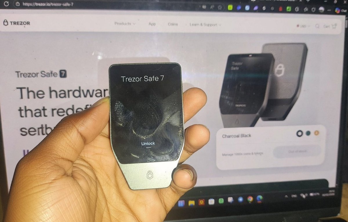 Fola_kemmie's tweet photo. Tested DCENT, SafePal, and Trezor — @DCENTWALLETS biometric still comes out on top for me.
Fingerprint approval = zero typing, super quick & secure
4600+ coins across tons of chains
True offline keys — no paranoia during DeFi swaps or staking
SafePal's air-gapped QR is cool for max isolation, Trezor has that clean open-source vibe, but D’CENT's biometrics make daily use feel effortless.
What's your #1 feature in a cold wallet? Biometric? Air-gap? Touchscreen? Drop it below 👇🔒 #CryptoSecurity #DCENT