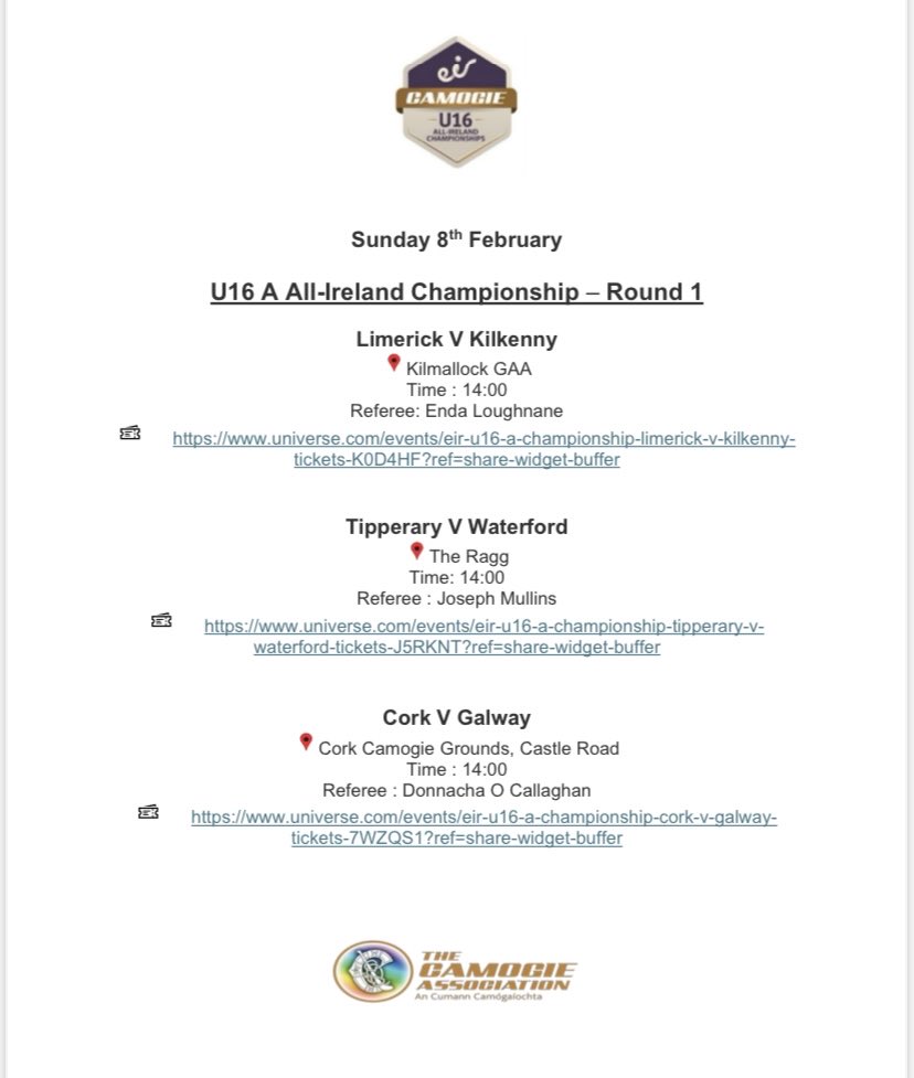 deisecamogie's tweet image. U16A V Tipperary Sunday February 8th The Ragg 14:00 🤍💙 
#supermacs 
#dungarvantransport #concast