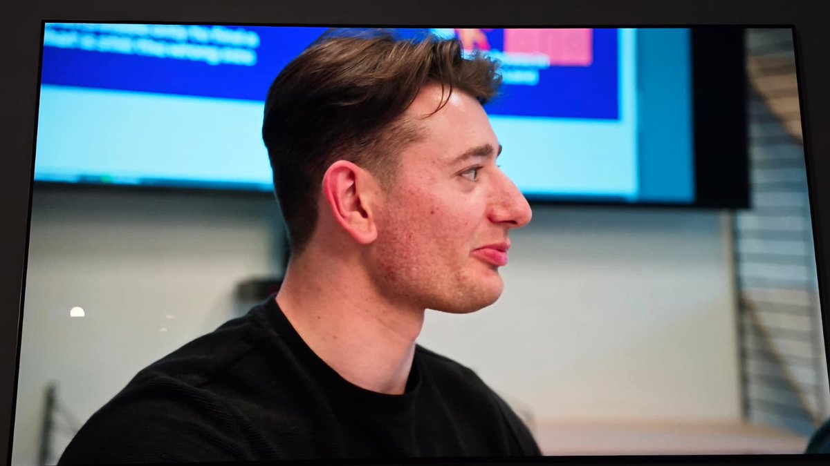 AkiraTwin's tweet photo. I know this guy was fighting for his life not to laugh when the boys were arguing over the missing pages. 
"We have to send this off to the printers now."🤣
#TheApprentice #theapprenticeuk https://t.co/x16L3pXvMp