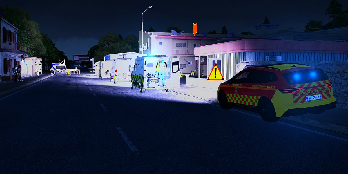 Un médecin SMUR s'est détaché au profit des sociétés d'ambulances sur une très grave explosion au parking principal d'Union, causant de très nombreux blessés.

Son objectif était de coordonner l'action des secours et d'établir des diagnostics avec des traitements en renfort.