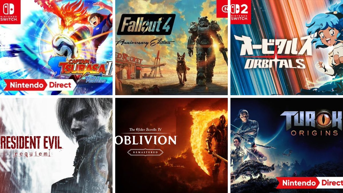 TestmoiJeuxVid's tweet image. actu-jeux.com/nintendo-direc…

#NintendoDirect #NintendoDirectPartnerShowcase #Switch2Games #SwitchGames #NintendoGames #NintendoGaming #AnotherEdenBegins #CaptainTsubasa2WorldFighters #DisneyDreamlightValley #DigimonStoryTimeStranger #eFootballKickOff #Fallout4AnniversaryEdition