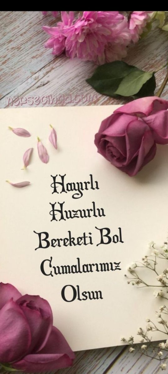 Hayırlı Cumalar dilerim 🤲