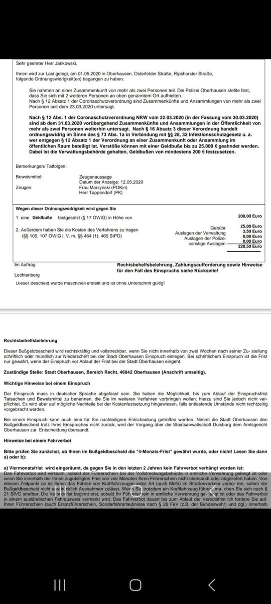 PeterJankowsk11's tweet image. Guten Tag @Alice_Weidel. Ich komme aus NRW &amp;amp; wurde während Corona obdachlos. Man wollte sogar meine Partnerin deshalb verhaften, wegen Bußgelder! Waren wir nicht genug gestraft? Wann bekommen wir endlich unsere bezahlten Corona Strafen zurück? 

Liebe Grüße Peter aus Oberhausen