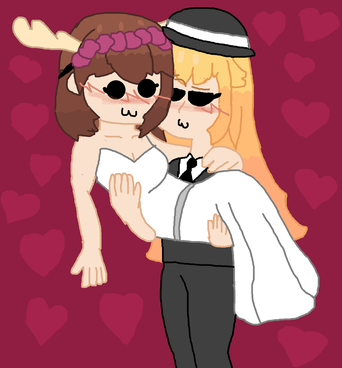 emidraws2011's tweet photo. aun mas toranoko #fanart #art #ship #yuti #lesbian #nokotan #shikanonko #koshitan #torako (solo falta la bendicion xd) https://t.co/eTohsotJOp