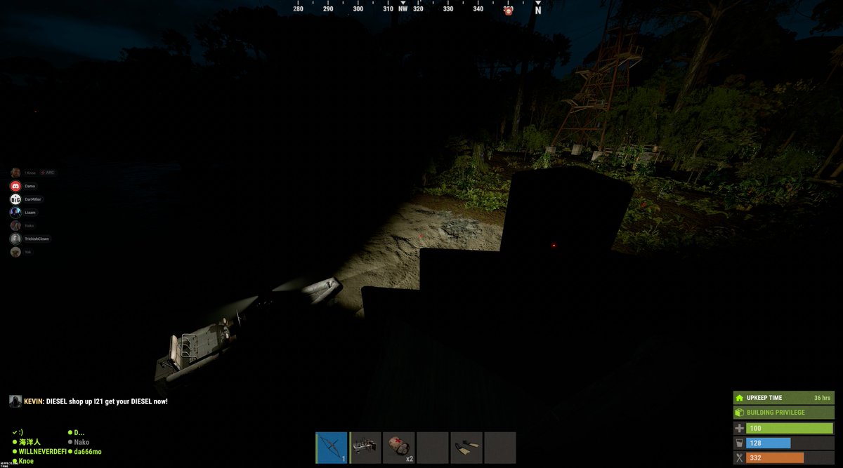 New RHIB META on <a href="/playrust/">Rust</a> the lights are like floodlights hahahaha NEW UPDATE is wild!
