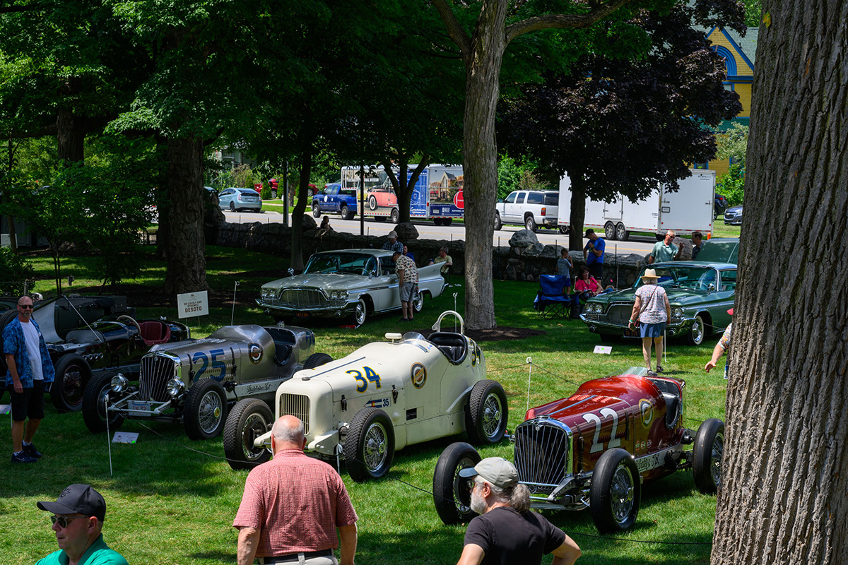 Every angle at the Concours at Copshaholm offers another incredible lineup of extraordinary vehicles.