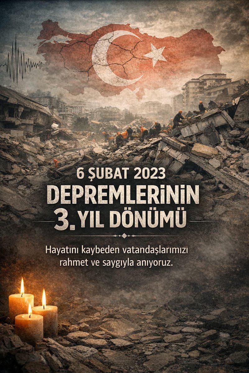 Bazı acılar geçmez…
Ama hatırlamak, unutturmamak ve birbirimize sahip çıkmak
en güçlü iyileşme biçimidir.

6 Şubat…
Sessizliğin ve dayanışmanın  günü.
Unutmadık, unutturmayacağız…

#6şubat2023