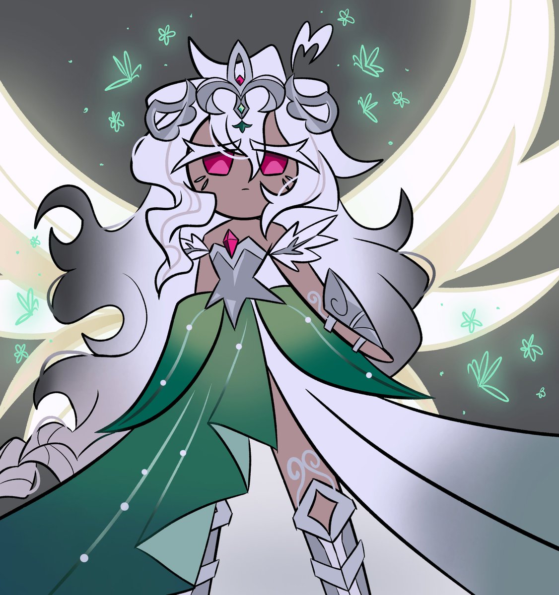 fryefle's tweet photo. Awakened willy💚
#cookierunkingdom #cookierun #whitelilycookie https://t.co/GD7bhb3Z83