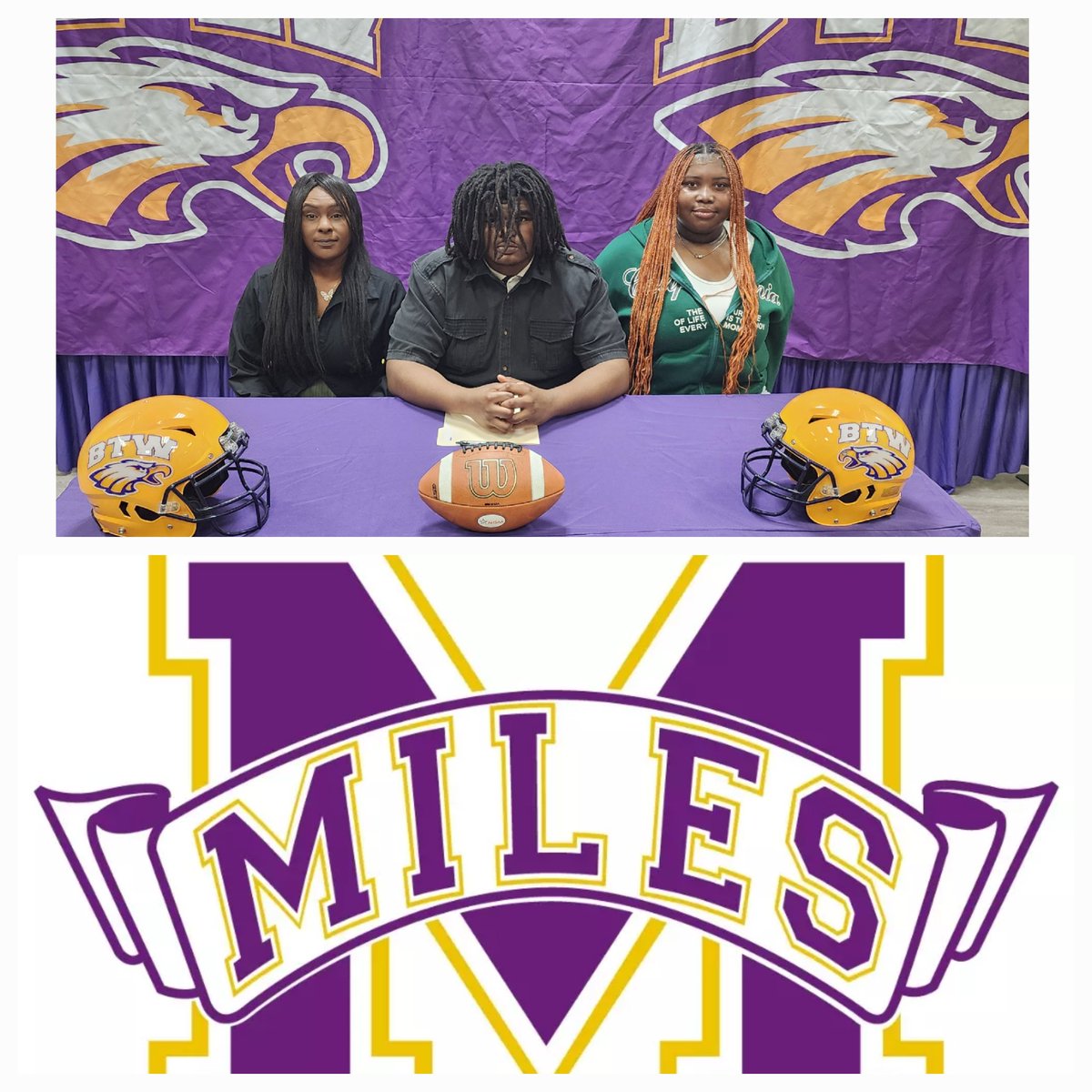 _BTW_Football's tweet photo. Big Congratulations To Another Eagle Spreading His Wings To Soar To New Heights. It's A Great Day In The Nest!!! 
Cardell Nickelson - Miles https://t.co/93wA3gk4SL