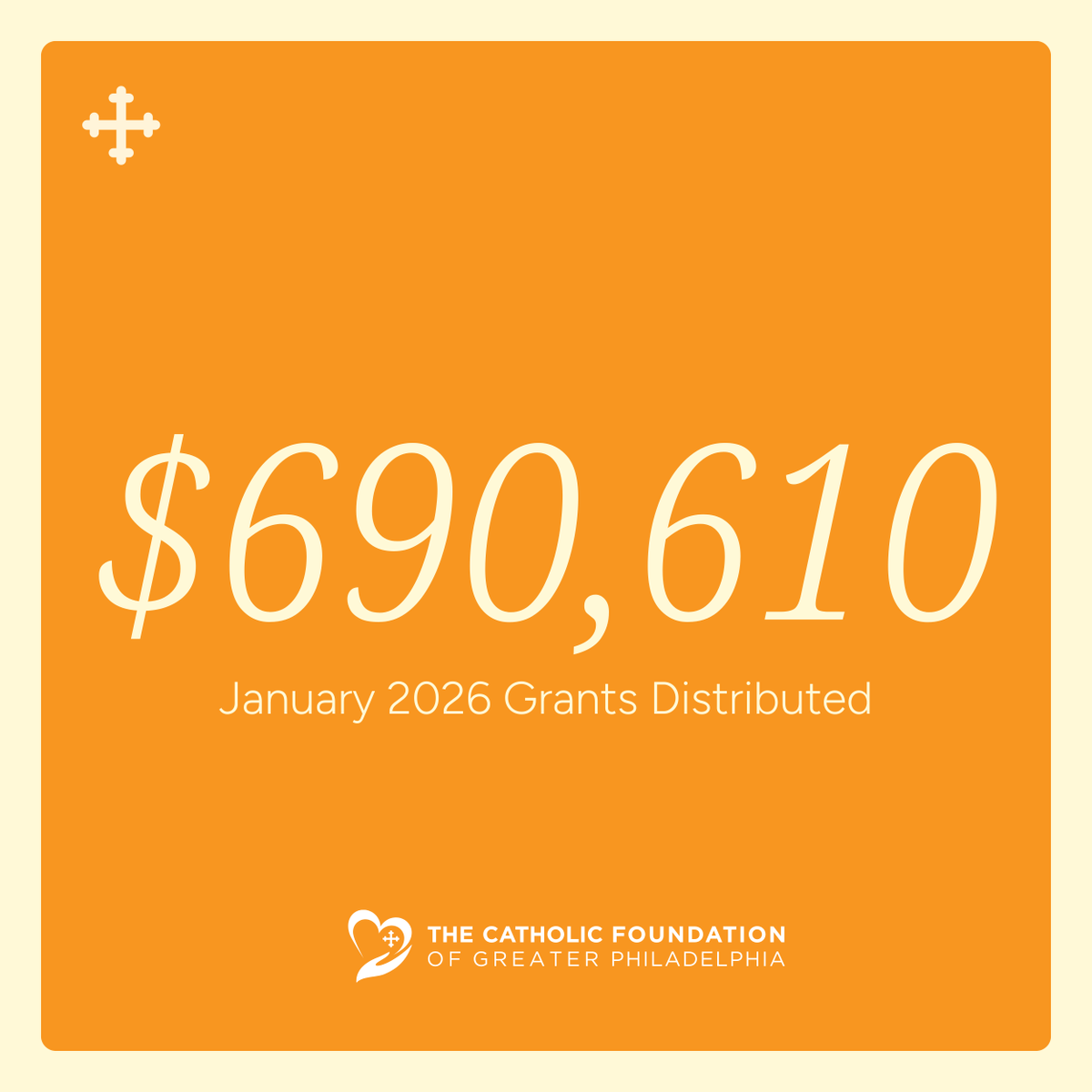 The Catholic Foundation of Greater Philadelphia tweet media