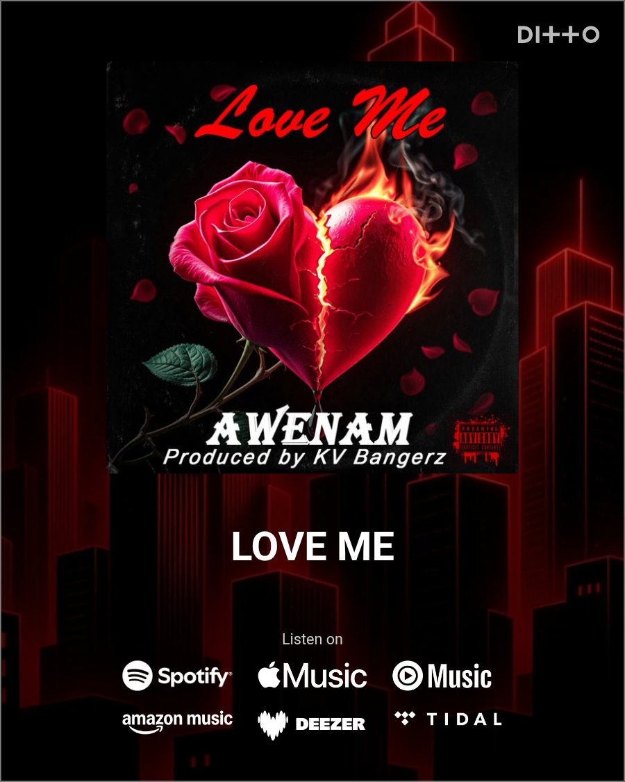 LOVE❤ME by @AwenamMusic is Out Now &amp; Available on All digital music platforms via this link ditto.fm/love_me_a5b092…  <a href="/Dittomusic/">Ditto Music</a>
It's the Love Month, so let's enjoy good music. 
#SentOneEntertainment ©2026 #LoveMe #Awenam #DittoMusic
