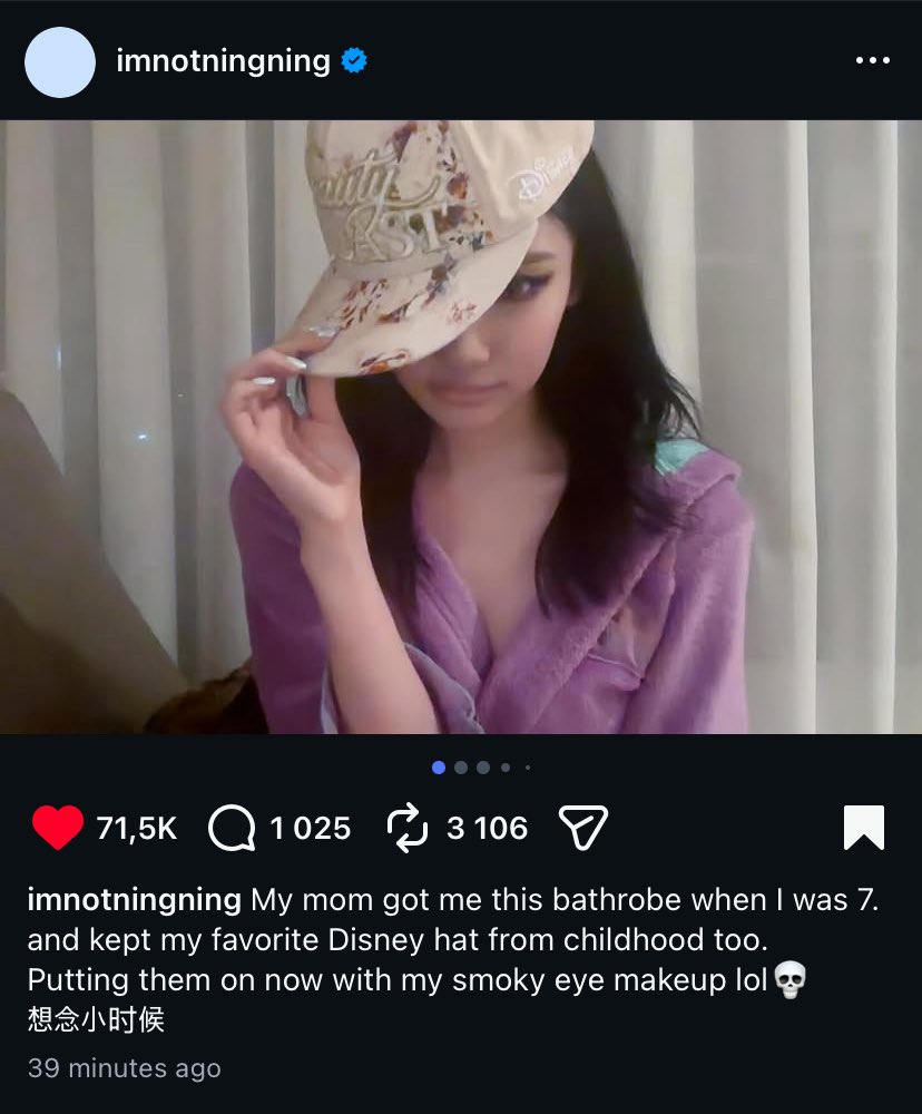 holyizhuo's tweet image. the more ningning learns english the more she talks like an oomf