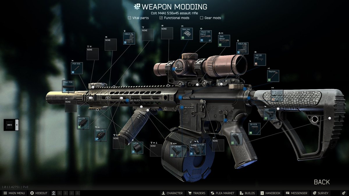 タルコフカスタム 東京マルイM4 MWS ついに完成！ 結構時間はかかって
