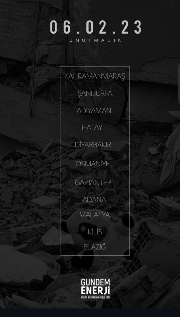 Unutmadık… Unutmayacağız…