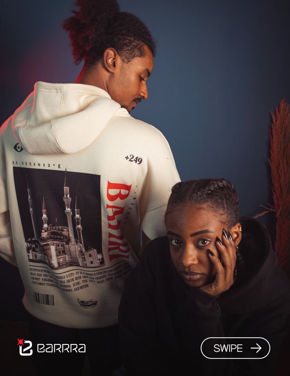 Barrra249's tweet photo. Heritage isn’t behind us
It walks with us.
The cuts. The craft. The story.
Barrra Heritage Collection
Built from where we come from.

#barrra #hoodies https://t.co/XlQ32I103Z