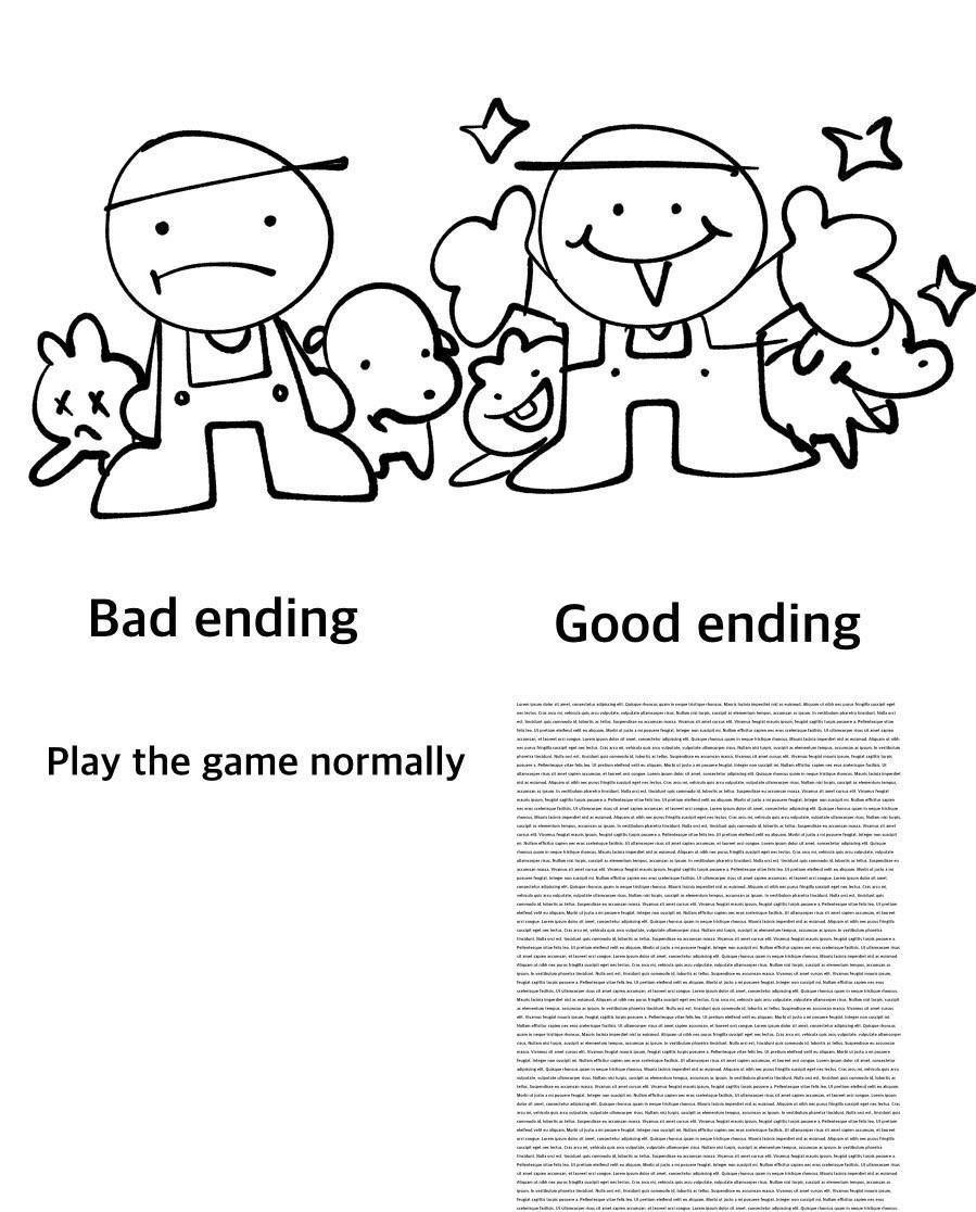 RinoTheBouncer's tweet image. What game and endings are these?🚀