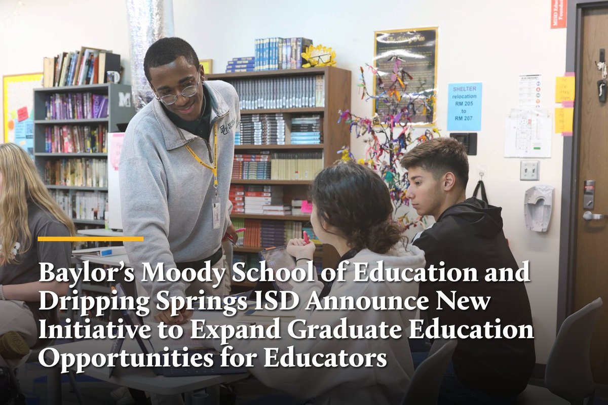 Baylor University's Moody School of Education tweet media