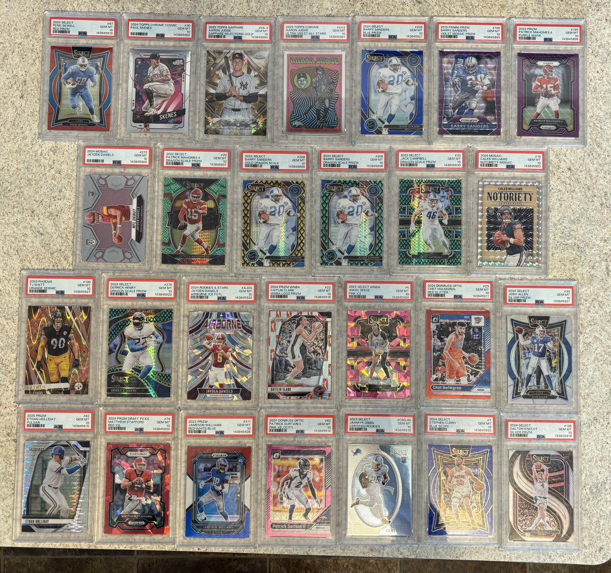 Shoutout to <a href="/jim3nez_j0/">Jim_Jo</a> for supplying an arsenal of quality cards during the stack sales!

Jmo, Henry/Campbell 🐉, Josh silver and Watt all 💎’d !

Thanks man, appreciate you 💪🏼 

#JimJoStacks 
#TheHobby