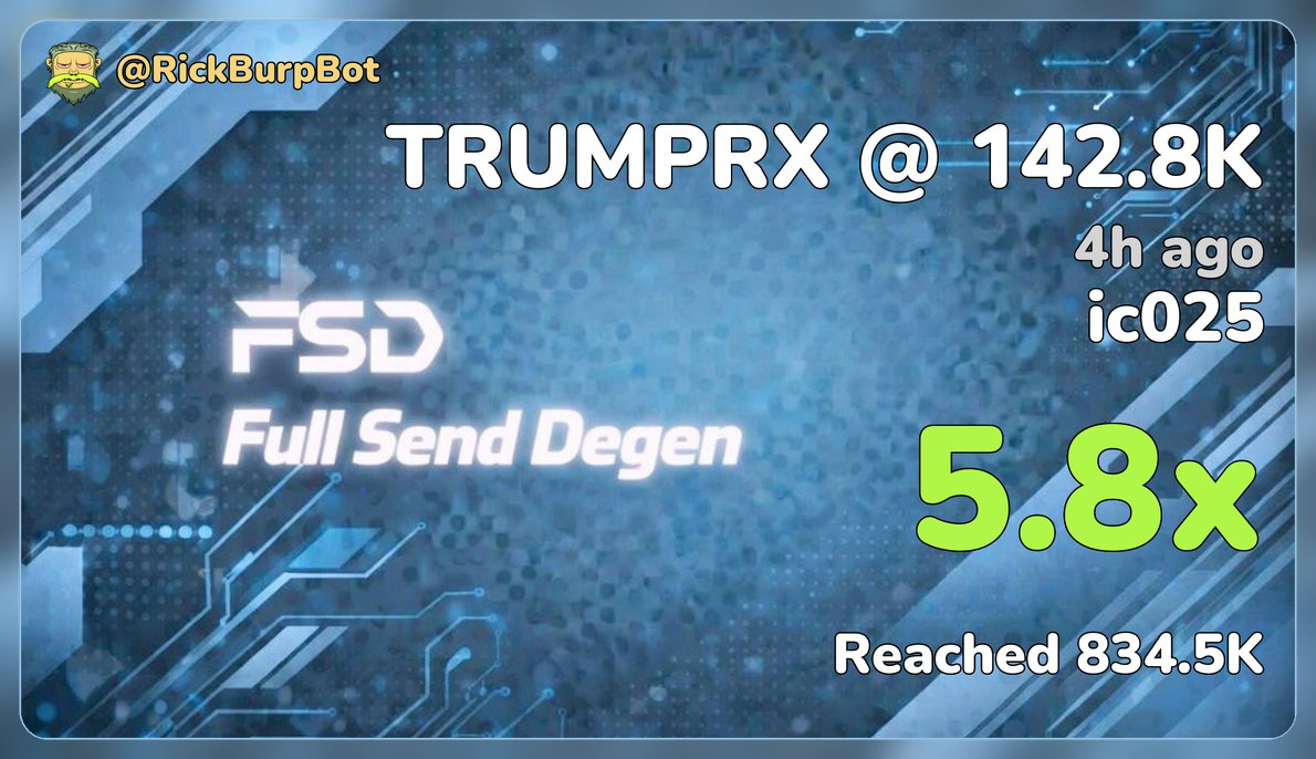 FullSendDegen's tweet photo. Great call by one of our members 6
$TrumpRX

2aWkZqpVGNGWoX8M3J9NogKQfN3ADN31ZRfB1E15bonk https://t.co/3q3NT4k2aZ