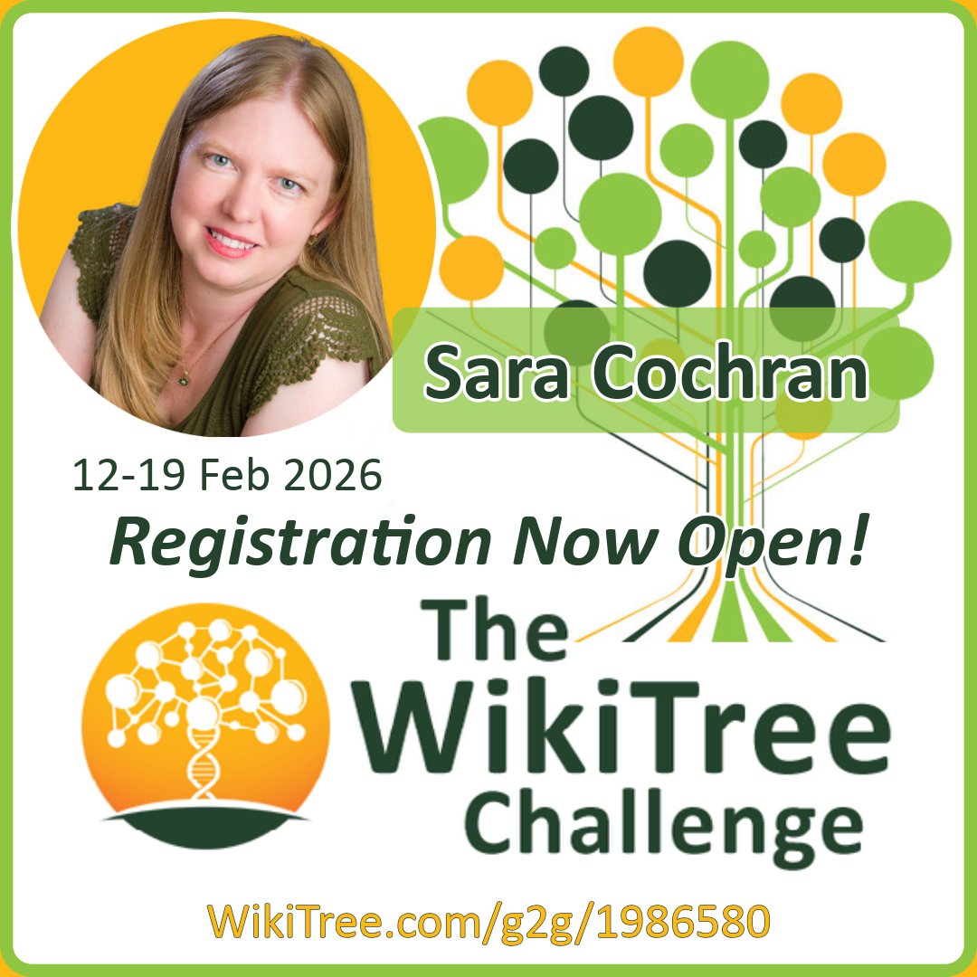 WikiTree Challenge tweet media