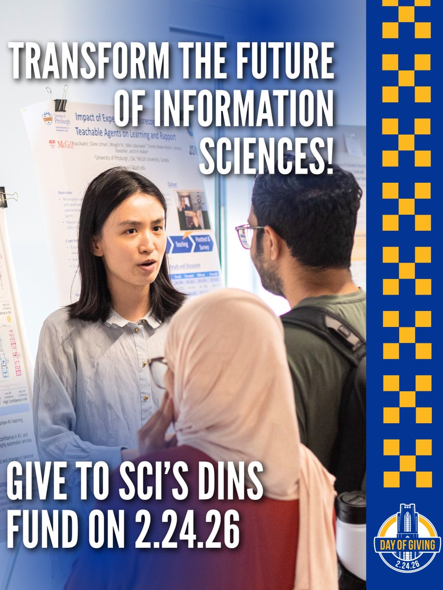 School of Computing and Information tweet media