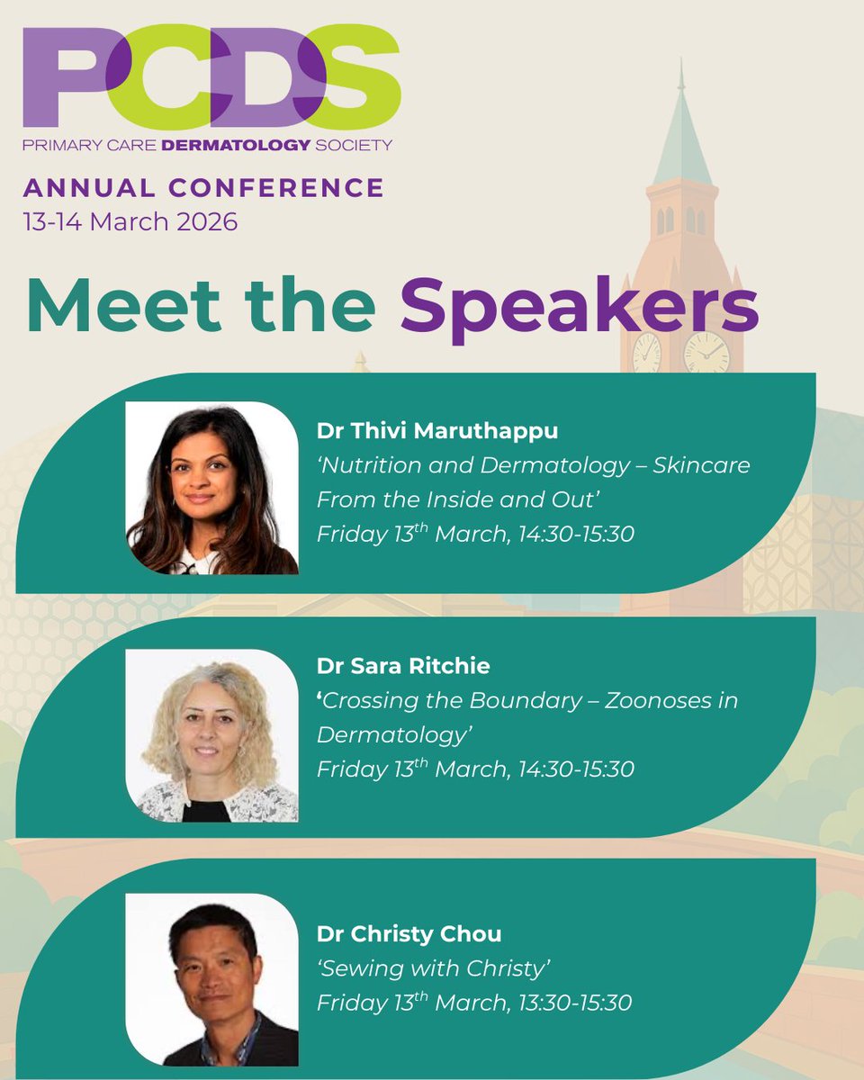Primary Care Dermatology Society (PCDS) tweet media