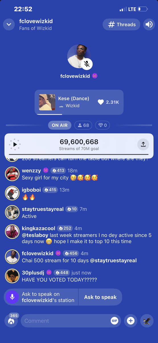 WizStatz's tweet image. Let’s join overnight 💪 share.stationhead.com/wy1fbl5abm8y