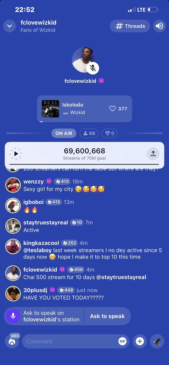 WizStatz's tweet image. Let’s join overnight 💪 share.stationhead.com/wy1fbl5abm8y