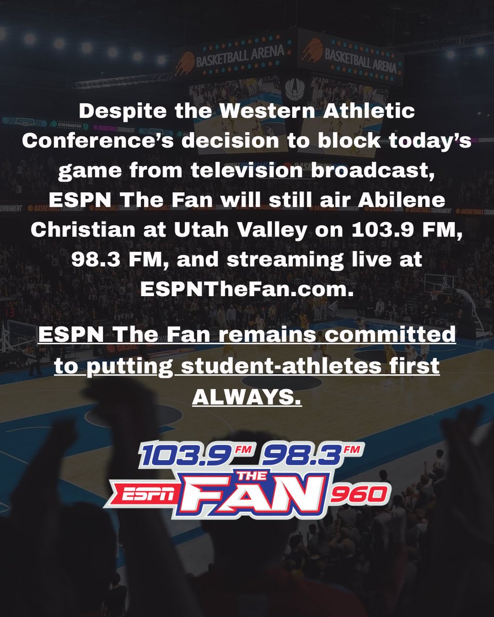 103.9 & 98.3 ESPN The Fan tweet media