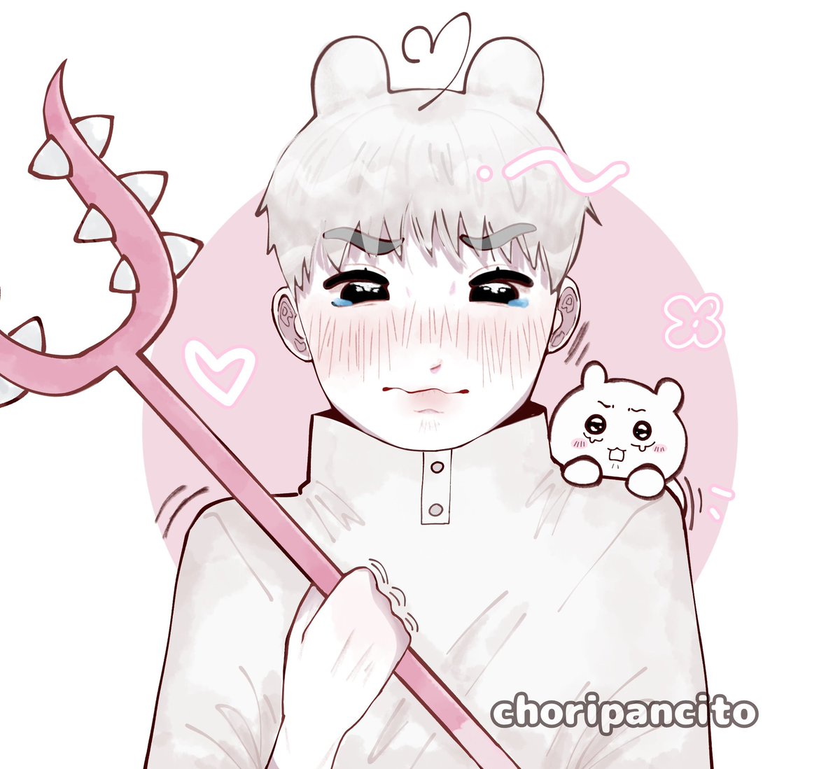 Choripancit0's tweet photo. Humanice a chiikawa ajio 

#Chiikawa #draw #dibujo #fanart #anime https://t.co/IYCk2EGPFB