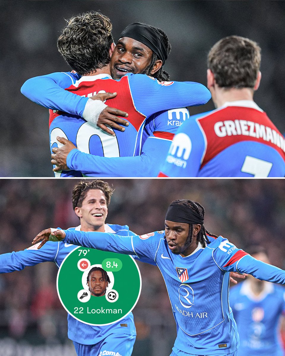 ⚽️ 1 goal 
🎯 1 assist
 
A dream debut for Ademola Lookman with Atleti 🔥