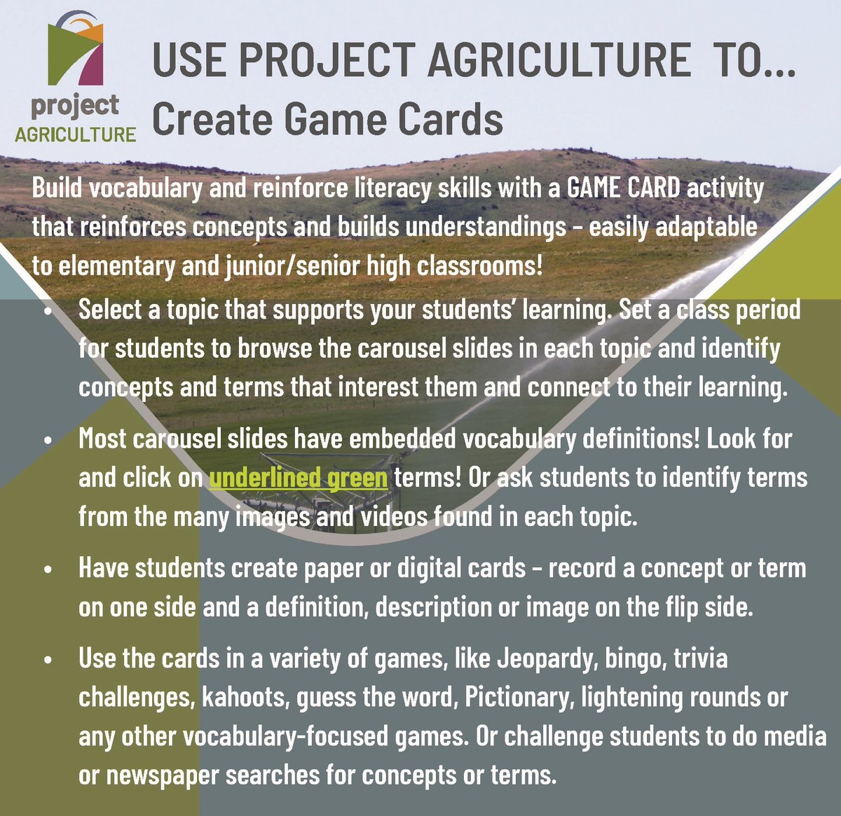 project AGRICULTURE Team tweet media