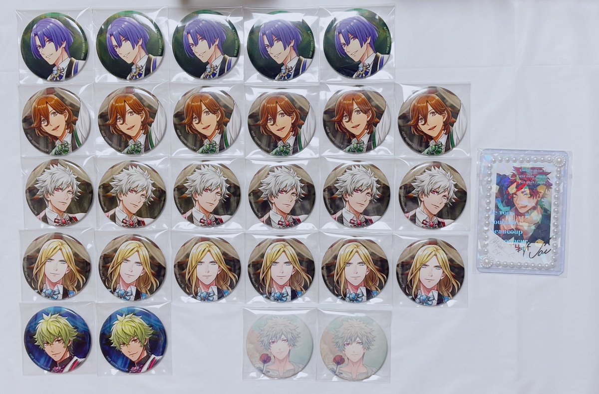 Hisui__0_'s tweet photo. 【譲渡】うたプリ 缶バッジ グラショ DMS FP
FH 

譲：1-3枚目

求：FP / FH 定価+送料
       DMS  250/個+送料

・初回リトリン必読
・銀行振込(ゆうちょ銀行)のみ

お声掛けが重なる場合は纏めての方優先致します。
検索からでもお気軽にお声掛け下さい。 https://t.co/4WCMqdx9vI