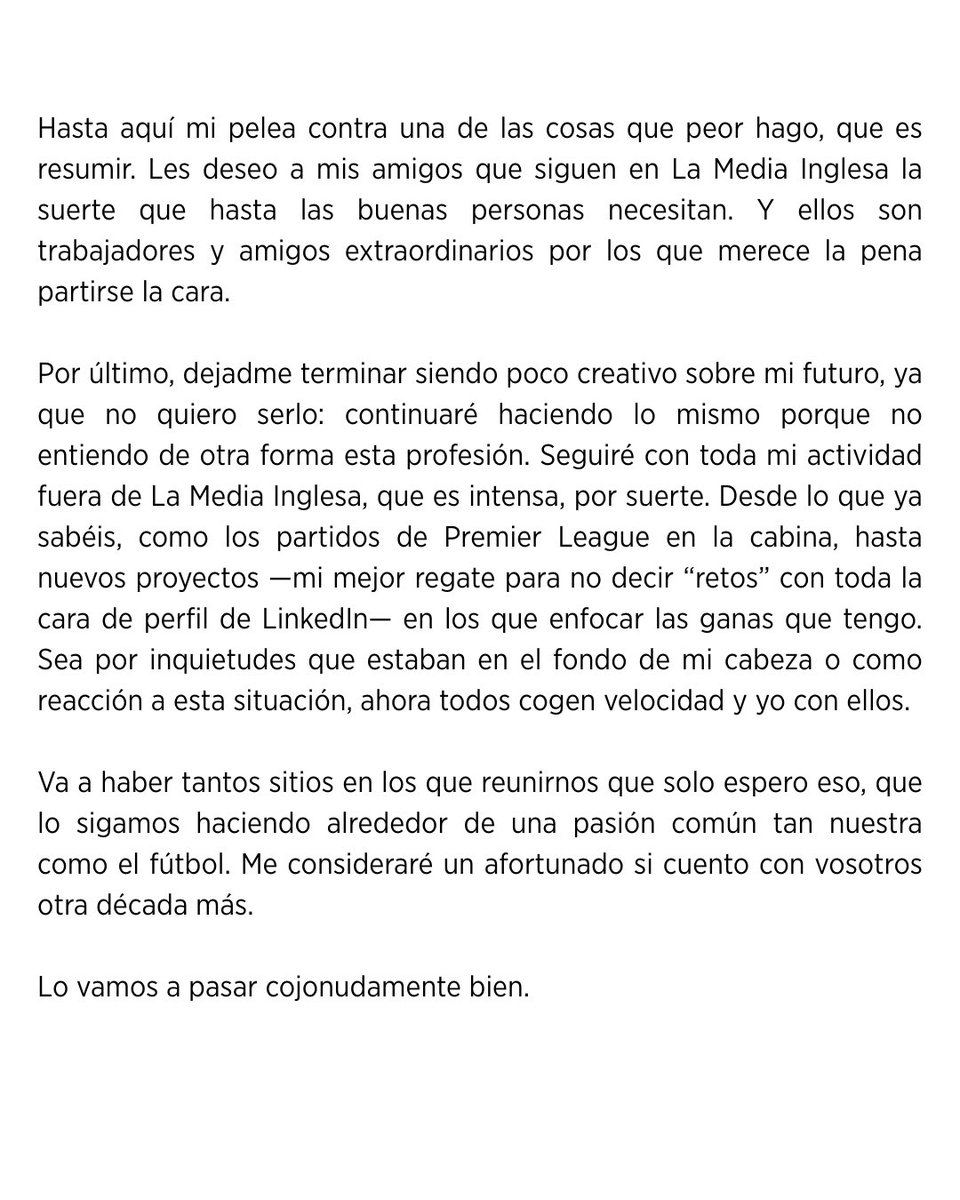 nacho8gonz's tweet image. Tengo algo que deciros. Perdonad el texto tan largo, pero diez años no merecían menos.