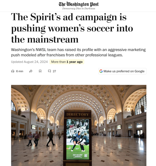 Washington Spirit tweet media