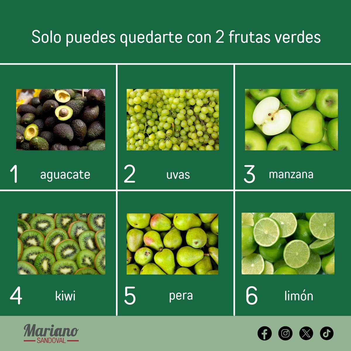 Amo todas 🥑🍋‍🟩