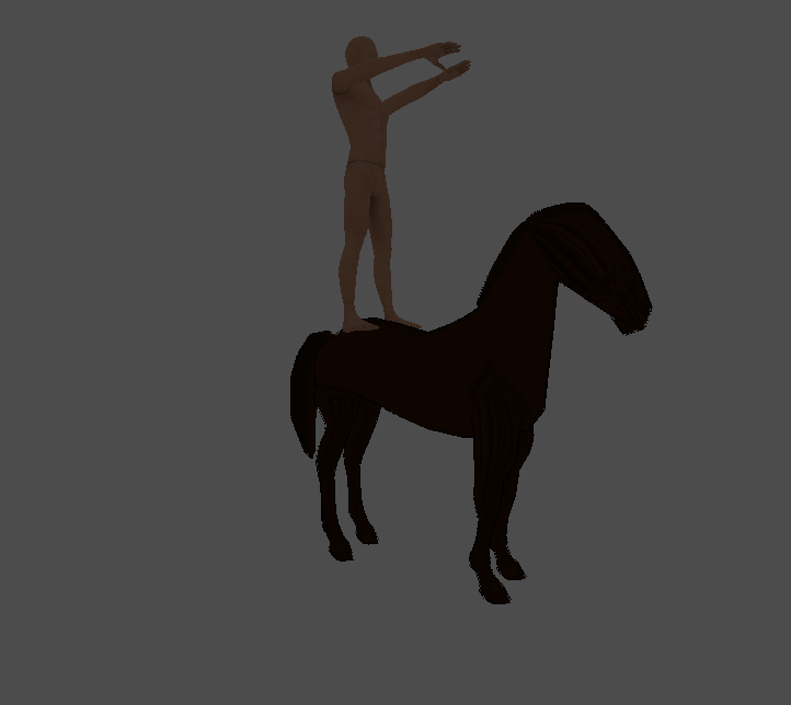 GamesMorphin's tweet photo. A natural horse riding pose, yes 🥹

#gamedev #godot #debug https://t.co/37va1CXkdE