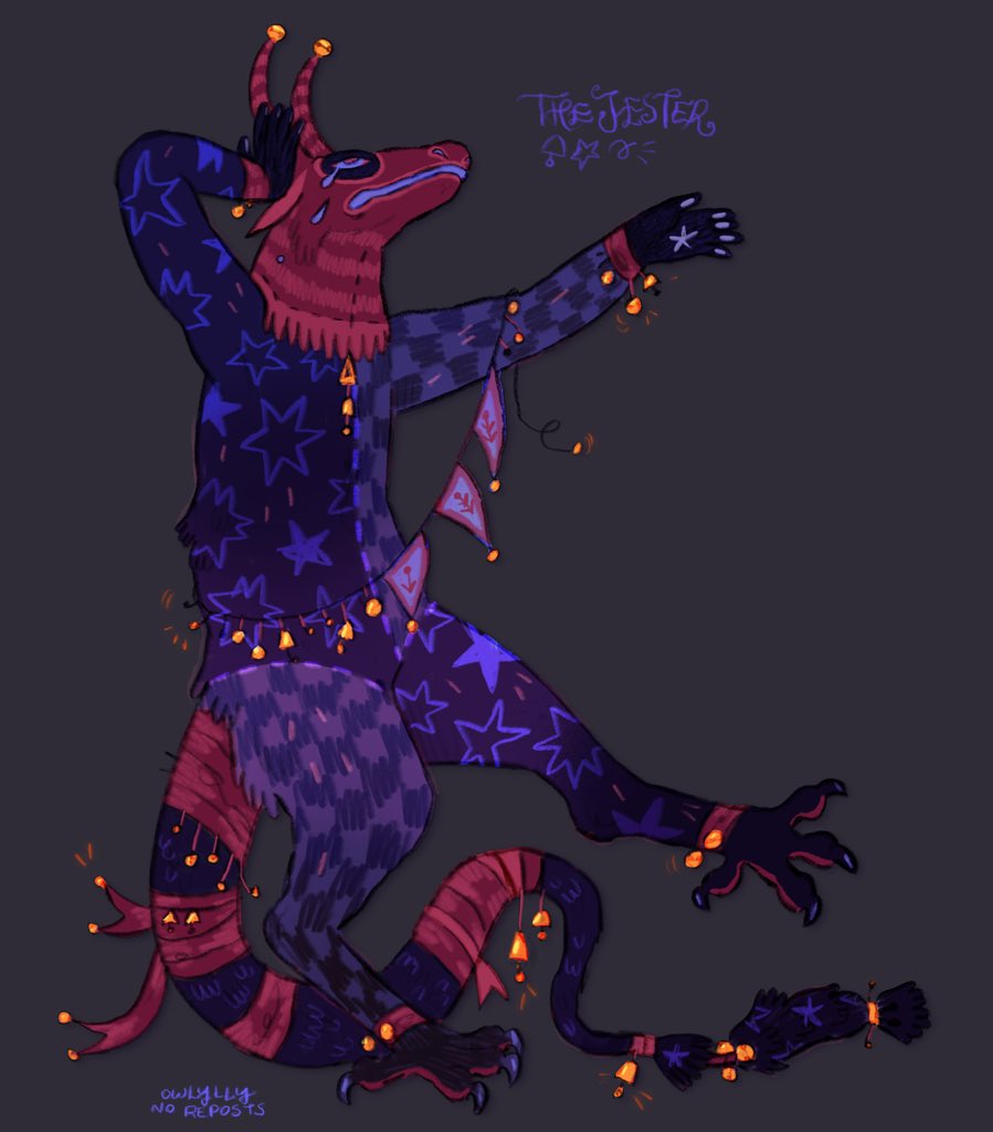 the disgraced jester!