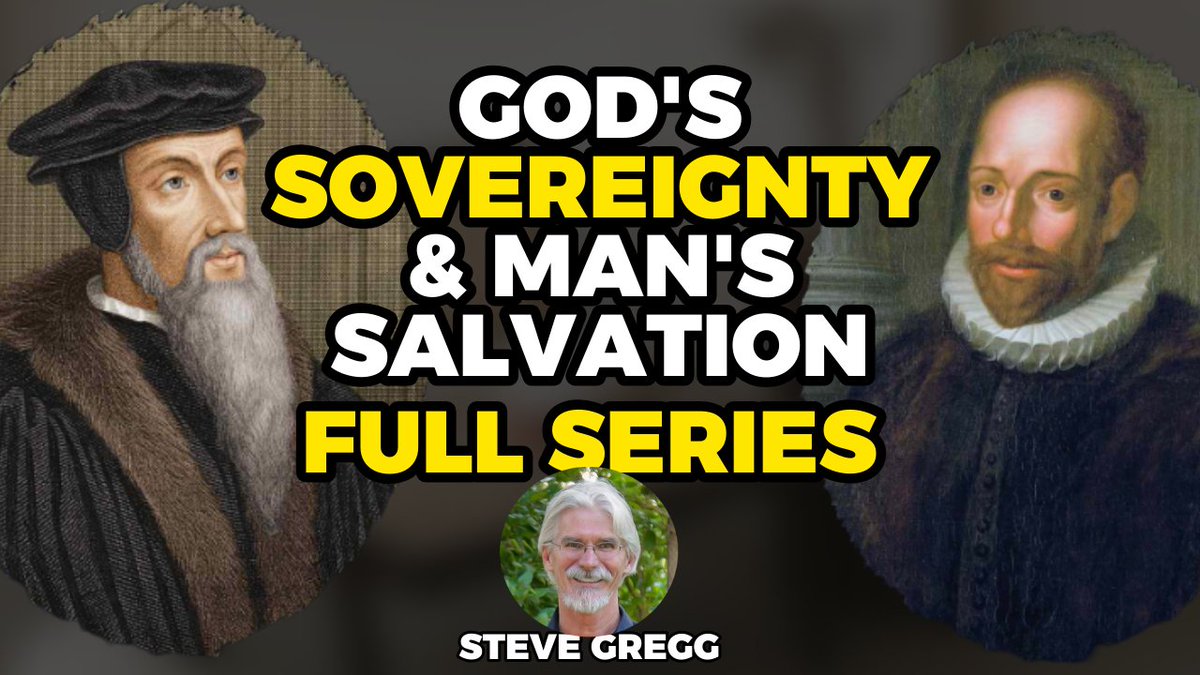 stevegreggvideo's tweet photo. God's Sovereignty & Man's Salvation FULL SERIES - Steve Gregg https://t.co/WWtV2LBpf9 #calvinism #sovereignty #salvation #election #arminianism #soteriology #reformedfaith #grace #doctrinesofgrace #freewill #predestination #biblestudy #bibleteaching #thenarrowpath #stevegregg https://t.co/8ewqVX5Ti5