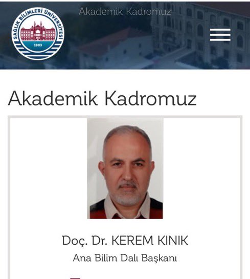 Hatırlayalım..

İnsanlar soğuktan donarken çadır ticaretine girişen ve ‘İyilik ve Merhamet Elçisi’ unvanı verilen Kerem Kınık, Sağlık Bilimleri Üniversitesi’nde akademisyenlik yapıyor.