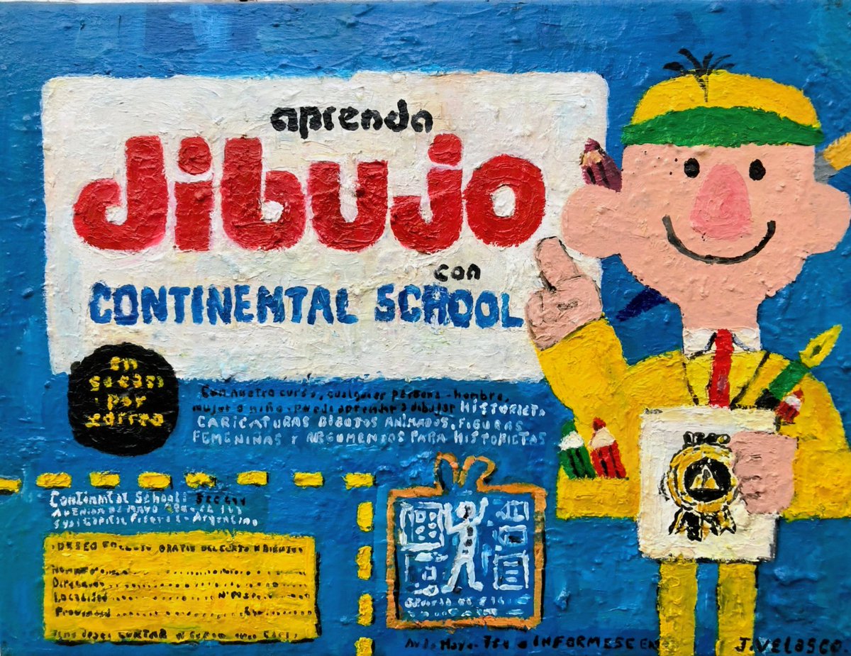 Un futuro promisorio 
Óleo sobre tela