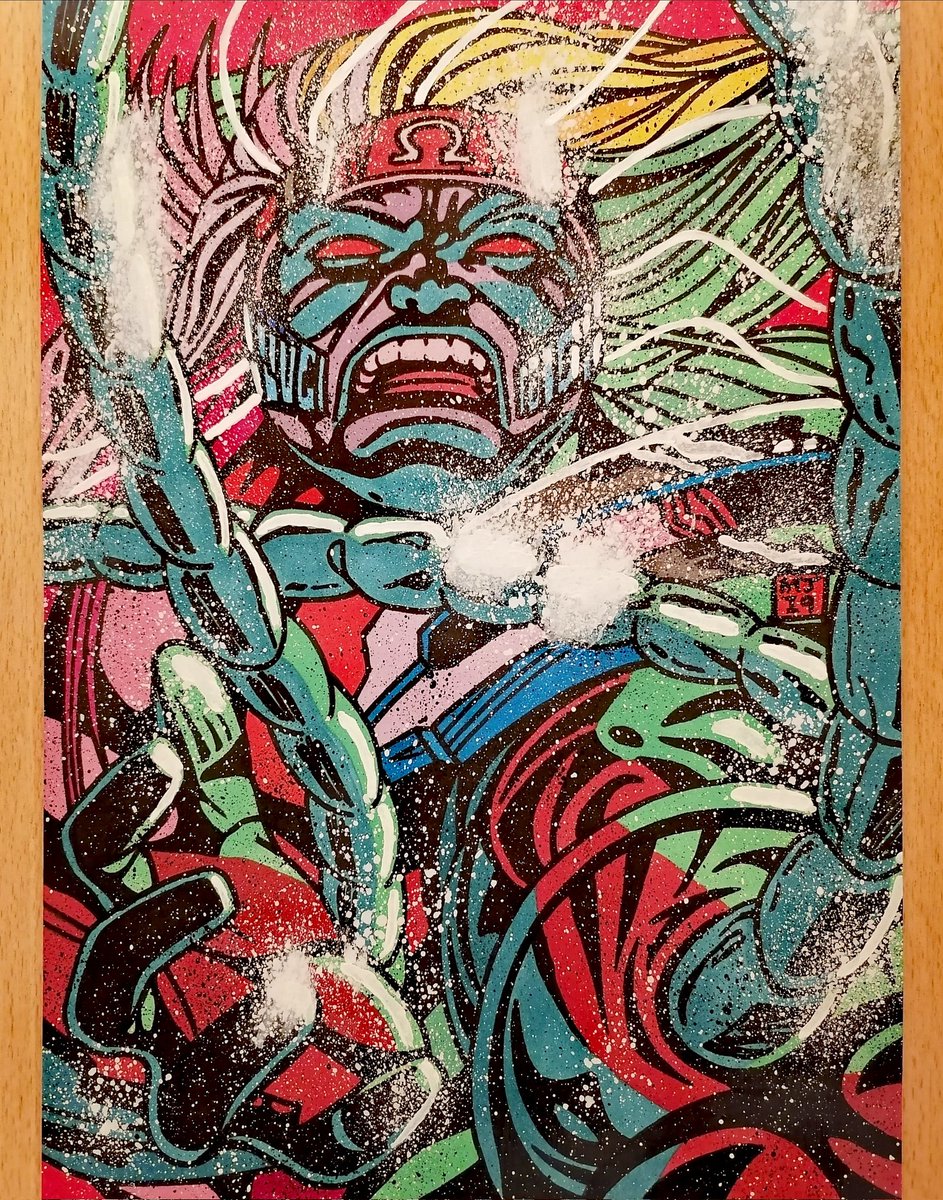 docwestlake1984's tweet image. Previously on X-Men...

The mixed media illustration of Omega Red is now complete. I'm really glad I returned to this artwork to apply colour and work on the lighting. #omegared #omegaredmarvel #marvel #marvelcomic #marvelcomics #comic #comics #comicbook #comicart #comicbookcover