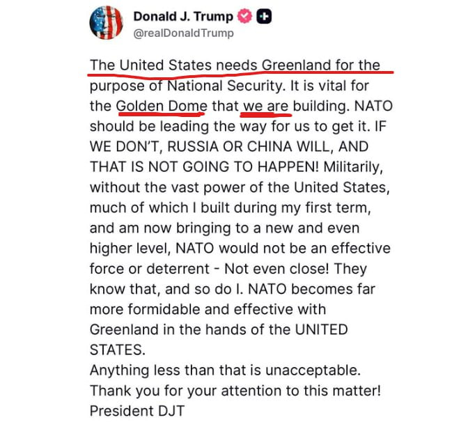 The world is NOT Ready for the Golden Dome 

$DOME will soon be the designated tokenized military asset for the entire world , this is only the beginning.